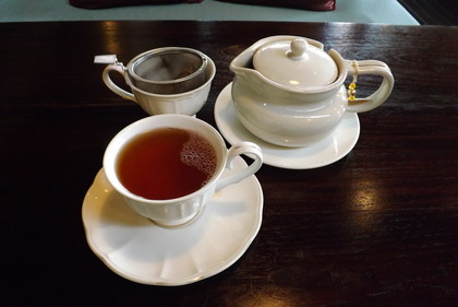 チェンマイの「Vien Joom On Teahouse」の紅茶